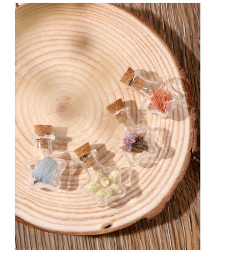 Tiny mini glass bottles - bottles, with