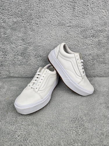 Vans old skool stackform - vans, white