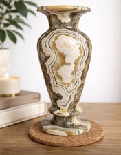 Large Onyx Marble Vase 30cm