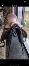 Easytrek Leather Dressage Saddle 18"