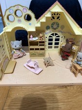 Sylvanian Families Baby Nursery School + Figures & Furniture Bundle Vintage