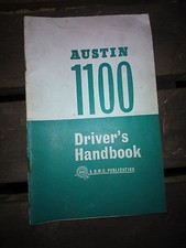 Austin 1100 Drivers Handbook (Jan 1964) AKD 3891A