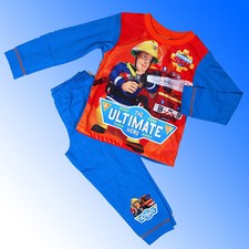 Fireman Sam Pyjamas NEW UK STOCK Age 2 3 4 5 Years