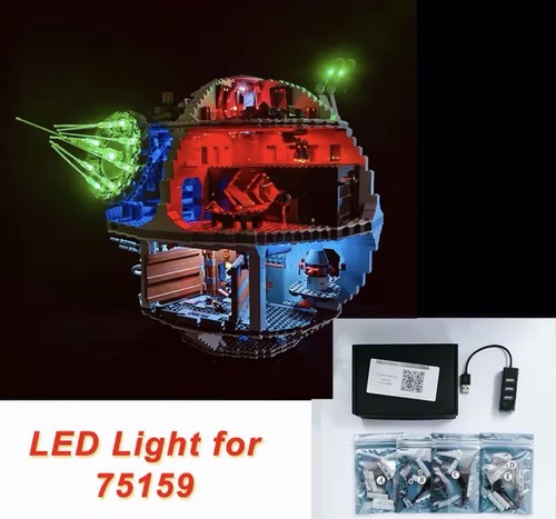 Led light kit for death - light, star