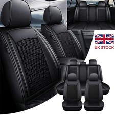 Black leather seats - black, 5-seats