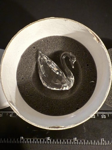 Swarovski crystal small swan - crystal,