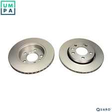 2x BRAKE DISC QD4370 FOR VW