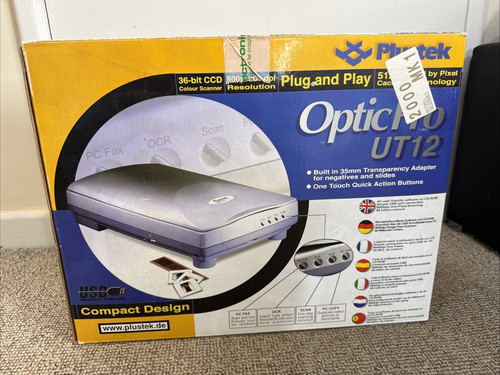 Plustek optic pro u12 flatbed - plustek,