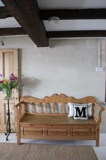 Large Vintage Pine Hungarian