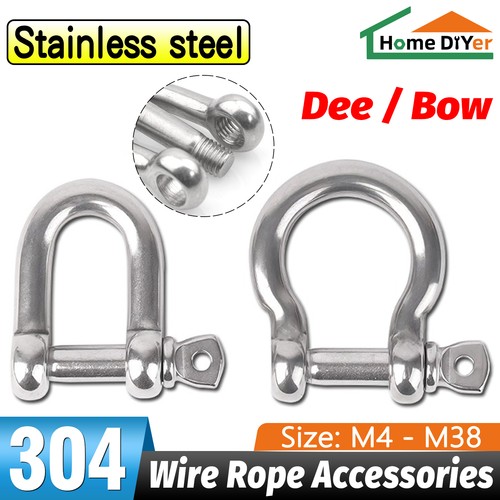 Dee and bow shackles - dee,