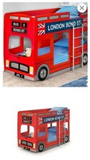 London Bus Double Bunk Bed Fantastic Condition with Mattress Little Used.