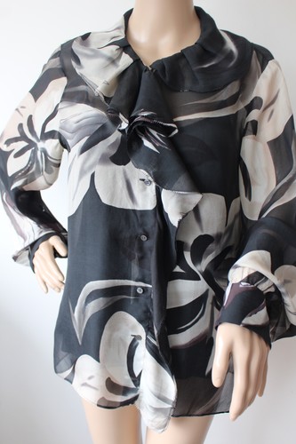 Nicole farhi silk blouse long - nicole,