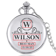 Personalised pocket watch - personalised,