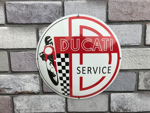 Ducati enamel sign garage - ducati,