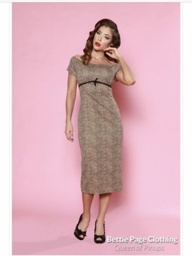 Bettie page leopard pinup - page,