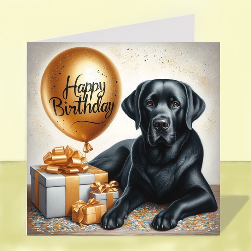 Black labrador dog birthday - labrador,