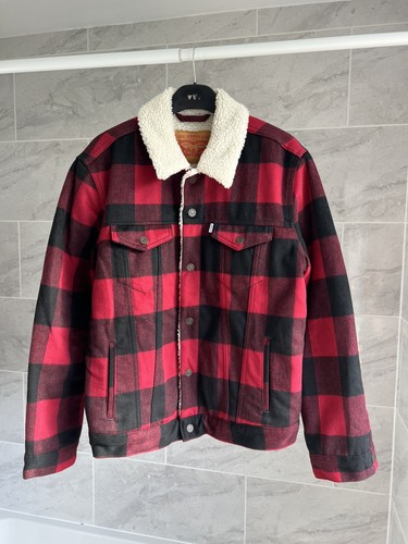 Levis mens sherpa trucker - sherpa,