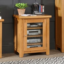 Cheshire Oak Glazed Hi-Fi