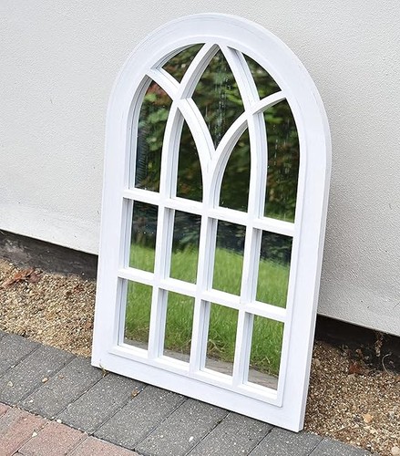 White rustic window soho - white,