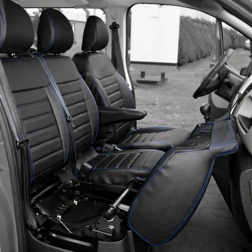 Black seat covers - black, eco