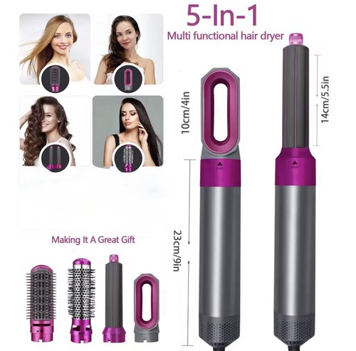 Dyson style hair dryer - 5-in-1,