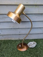 Habitat Terence Conran Brass Gooseneck MacLamp Desk Table Lamp Rare Mid Century