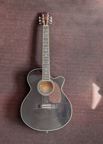 Black right handed string - black, 6-string