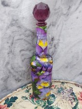 Decoupaged bottle second - decoupaged,