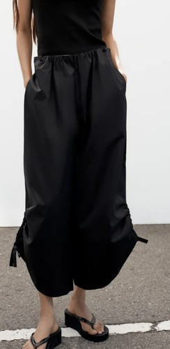 Zara women black - wide, leg