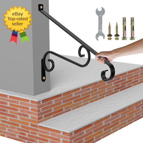 Outdoor stair handrails - stair,