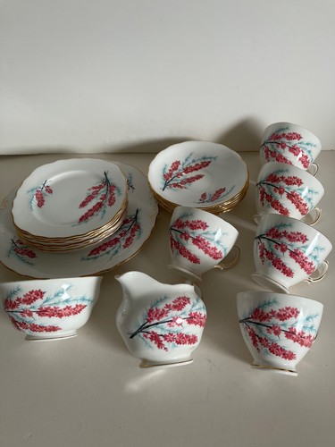 Colclough unusual floral - colclough, pink