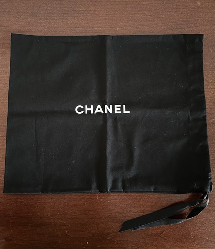 Chanel black cotton dustbag - chanel,