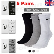5 Pairs Nike Everyday Mens