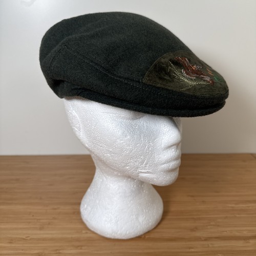Vintage french flat cap wool - flat,