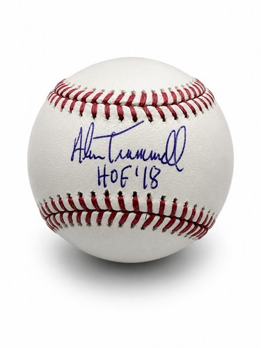 Alan trammel autographed - trammel,