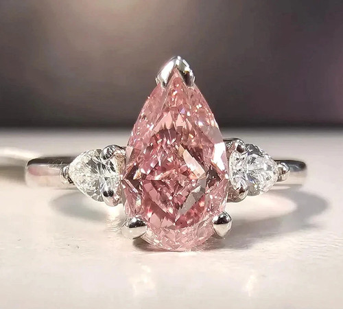 00ct pear cut natural pink - 7.00ct,