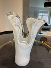 Glass Vase labeled Vetro