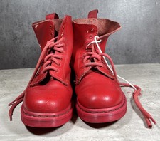 Dr Martens Pascal London 2012 Olympics Red Boots UK 8 VERY RARE! 