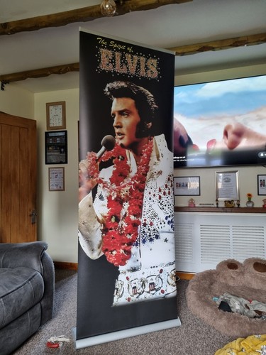 Elvis backdrop display - elvis, backdrop/display