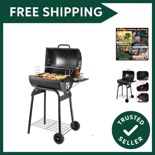 Charcoal bbq grill smoker - bbq, with