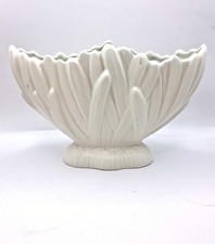 Sylvac Hyacinth 2488 Vase/Bowl white with metal grid
