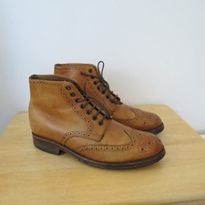 Grenson Tan Brown Brogued
