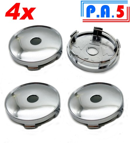 Chrome centre caps 60mm - chrome,