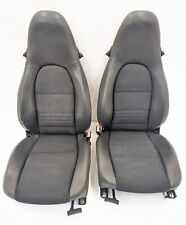Porsche Boxster 986 Seats Black Vinyl & Cloth VW Camper Beetle Kit Car 