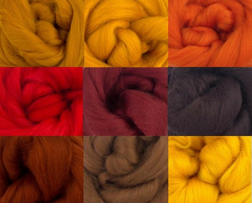 Needle felting wools 9 - felting,