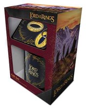 Lord of the Rings Gift Set - Official Coffee Mug, Coaster and Keychain Boxed Set