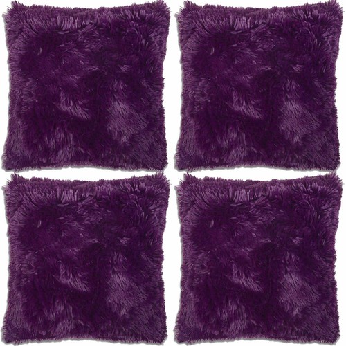 Cushion covers faux fur - cushion,