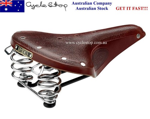 Leather bike saddles sprung - bike,