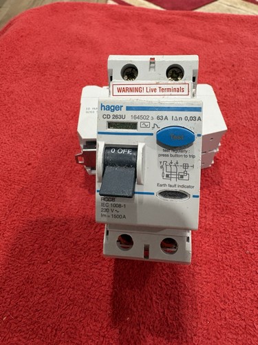 Hager 263u 63a 30ma - cd,