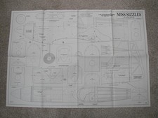 RCM&E Plans of the Miss Sizzles July 2020 semi scale 34" wingspan